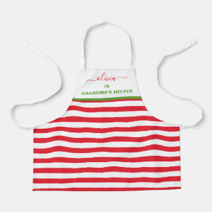 Tablier Vacances Red Green Grand-mère's Helper Cuisine Cui