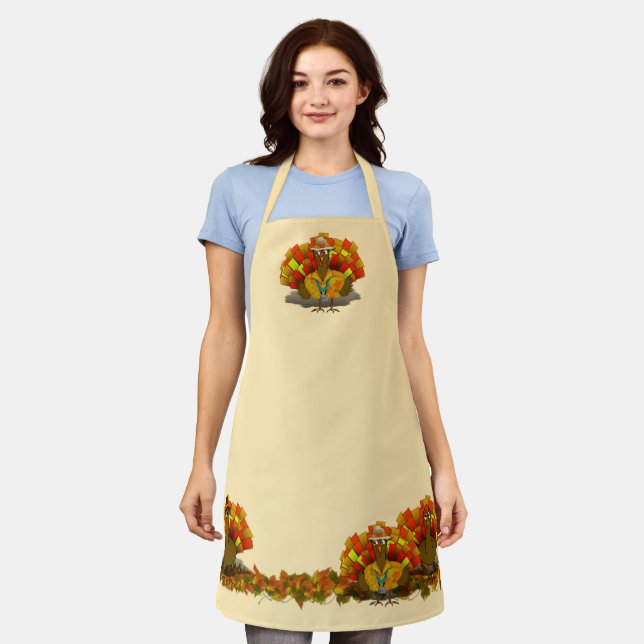 Tablier Vacances Turquie Touriste Thanksgiving Apron (Porté)