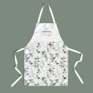 Tablier Vacances vert vert botanique moderne et élégant