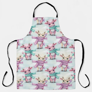 Tablier Vache des Highlands mignonne