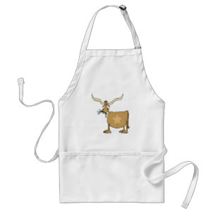 Tablier Vache Longhorn du Texas