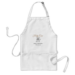 Tablier Vache sacrée mignonne ferme anniversaire ajouter n