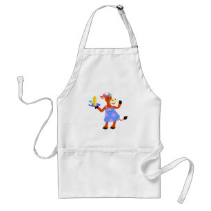 Tablier Vache Serveuse Mignonne