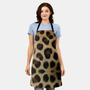Tablier Vache Taches Noires et Blanches Fourrure