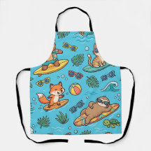 Tablier Vague Animal Surfador Mignon