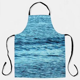 Tablier Vague d'eau bleue abstraite fond abstrait, aqua,