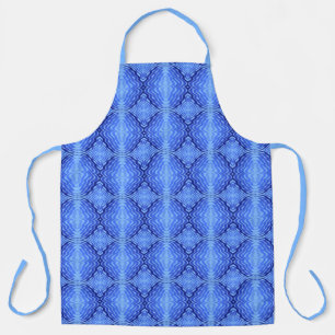 Tablier Vagues bleues réfléchissantes Moderne Design abstr