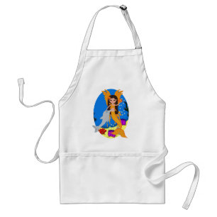 Tablier Valence, l'Orange Merfaery et le Dolphin Apron