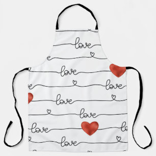 Tablier Valentine Hearts : Conception 3D
