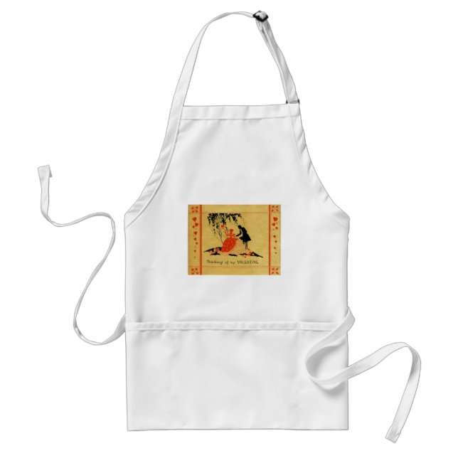 Tablier Valentine vintage (Devant)