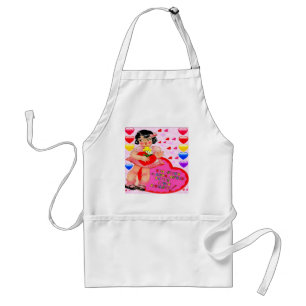 TABLIER VALENTINE'S DAY SWEETHEART APRON - MEILLEURS CADEA