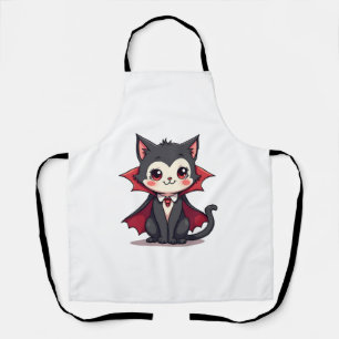Tablier Vampire Chat - Jolie Halloween Pet Tee