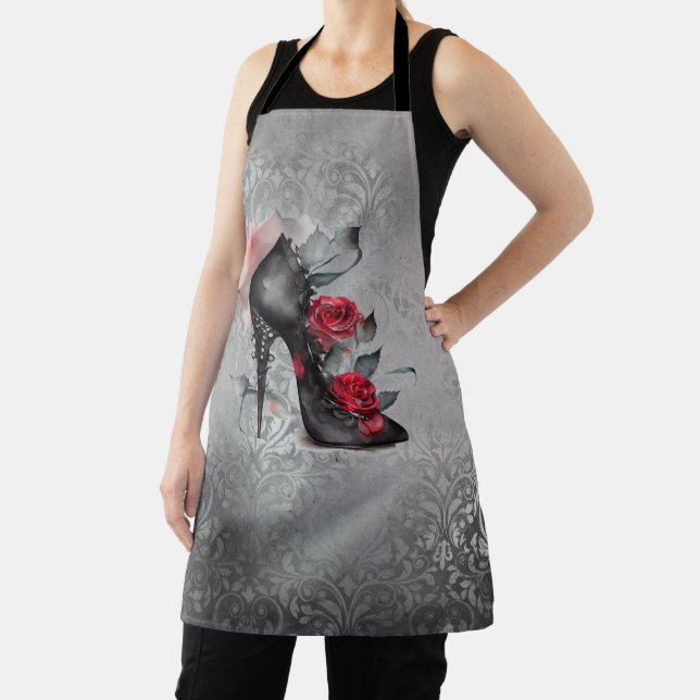 Tablier Vampy Spike Stiletto | Rouge Rose Haut-talon Grung (Insitu)