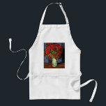 Tablier Vase avec des pavots rouges par Vincent van Gogh<br><div class="desc">Vase with Red Poppies de Vincent van Gogh est un post impressionnisme d'art vintage encore vie fleuri peinture nature. Un beau bouquet de fleurs de pavot rouge fleuri du jardin dans un vase. Cette Saint-Valentin vous dit Je t'aime avec des fleurs qui vont dernier une vie. À propos de l'artiste...</div>