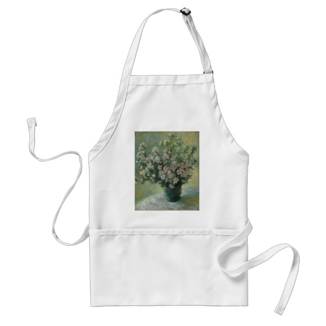 Tablier Vase de fleurs par Claude Monet (Devant)