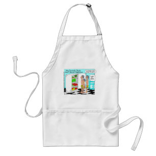 Tablier Veggie Cannibals Funny Offbeat Cartoon Gifts