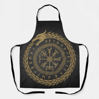Tablier Vegvisir Dessin de cercle de rune de serpent nordi