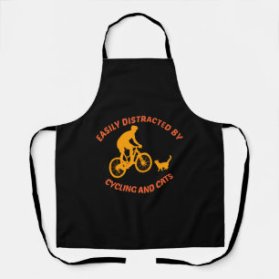 Tablier vélo et chat