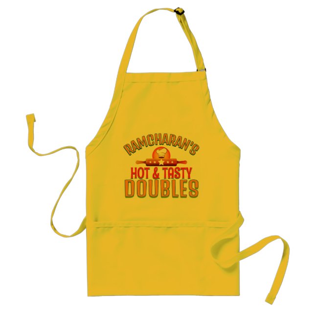 Tablier Vendeur de doubles – Nourriture de rue chaude et s (Devant)