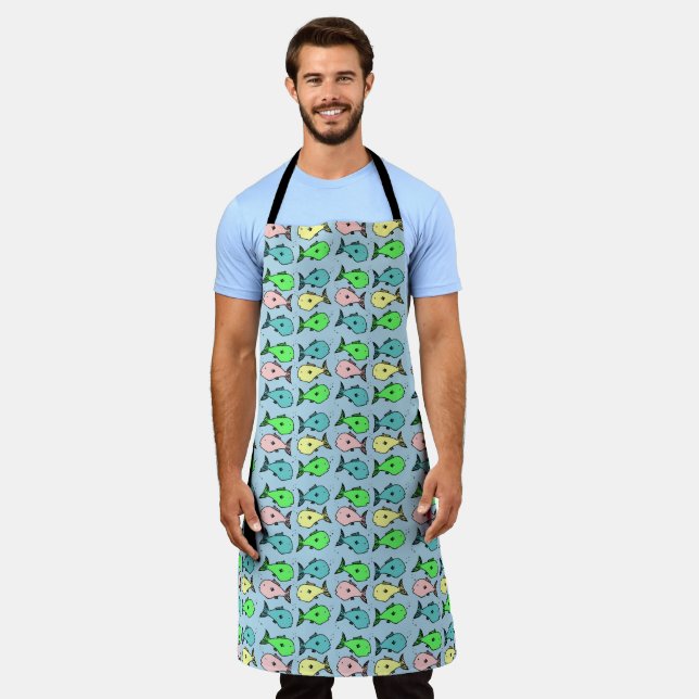 Tablier Vendeur de fruits de mer Apron (Porté)