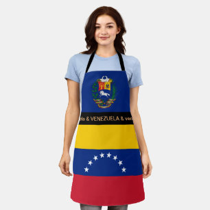 Tablier Venezuela Cuisine, Venezuela Drapeau Cuisine Chefs