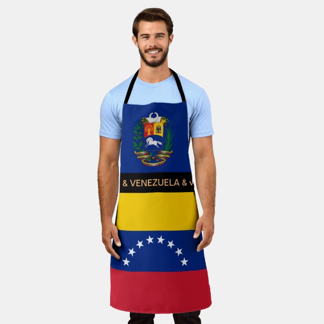 Tablier Venezuela Drapeau Apron, Venezuela Cuisine des che (Porté)
