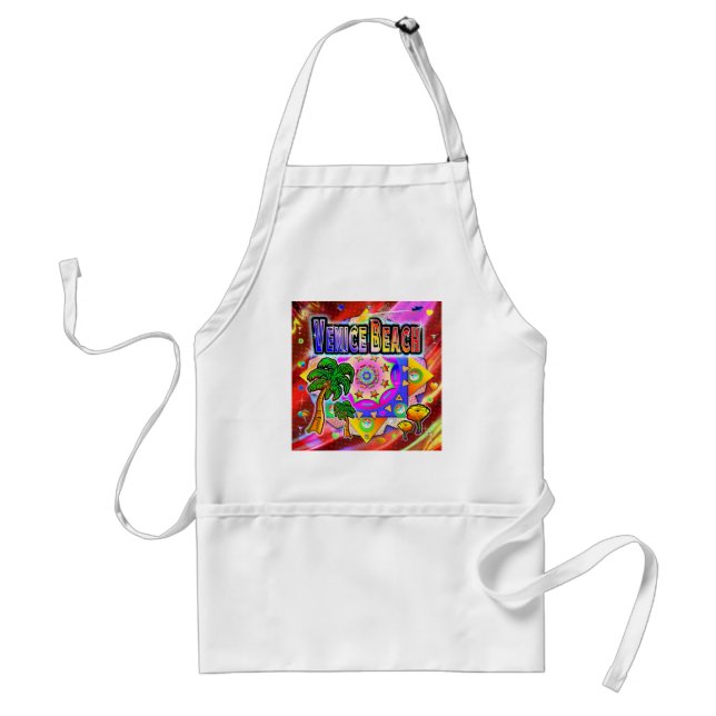 Tablier Venice Beach Tropical Friends Apron (Devant)