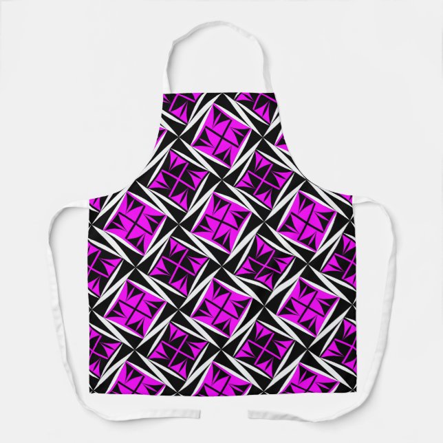 Tablier Vents sacrés en rose (Recto)