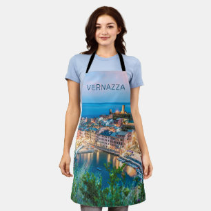 Tablier Vernazza Cinque Terre La Spezia Italie Panorama