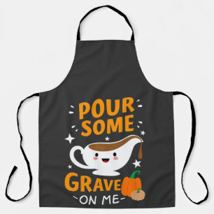 Tablier Versez Un Peu De Gravité Sur Moi Thanksgiving Turq