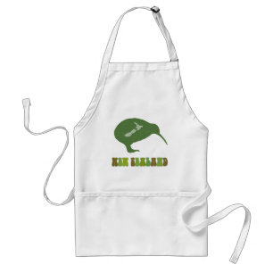 Tablier vert de cuisine de kiwi de la Nouvelle