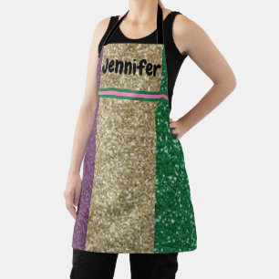 Tablier Vert Or Violet Glam Faux Paillettes Femmes Adolesc