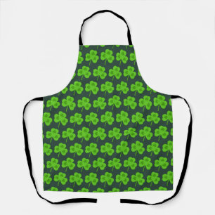 TABLIER VERT TRÈFLE DE LA SAINT-PATRICK 