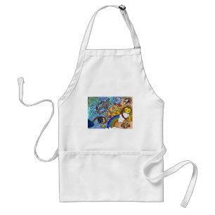 Tablier Vêtements Cadeaux Rétro Psychedelique Années 60 à