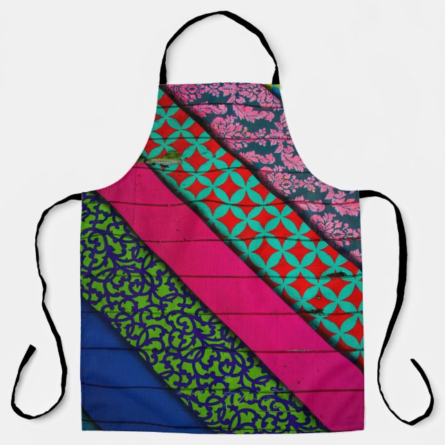 Tablier Vêtements rouges et verts (Recto)