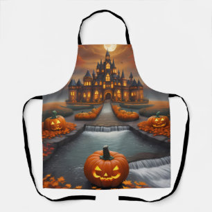 Tablier Vibes Citrouilles d'Halloween