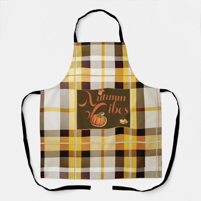 Tablier Vibes d'automne chic et tendance (Recto)
