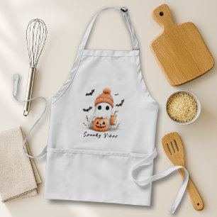 Tablier Vibes Éffrayantes d'épices citrouilles personnalis
