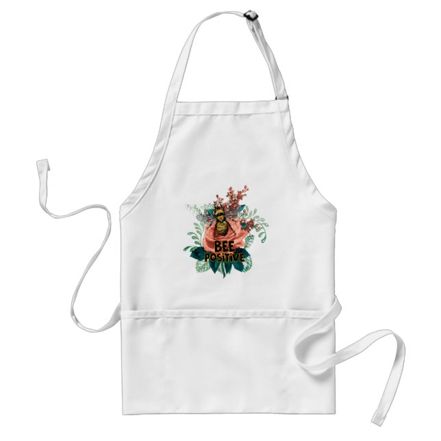 Tablier Vibes florales positives des abeilles (Devant)