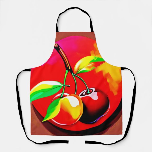 Tablier Vibrant Cherry Duo (Recto)