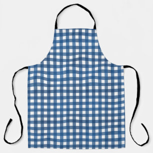 Tablier Vichy Bleu marine