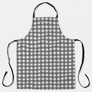 Tablier Vichy Gris anthracite