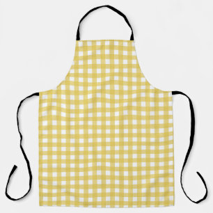 Tablier Vichy Jaune clair