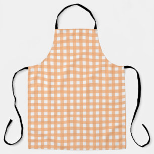 Tablier Vichy Orange clair