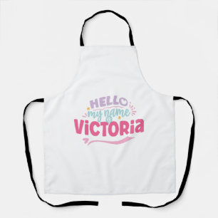 Tablier Victoria - je m'appelle Victoria