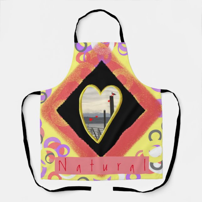 Tablier Vie communautaire naturelle facile (Recto)