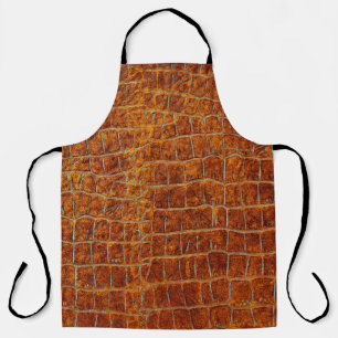 Tablier Vieil brun cuir animal texture