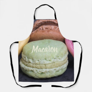 Tablier Viennoiseries Macaron pour le cadeau de dent sucré