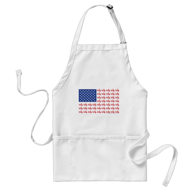 TABLIER VIEUX-BIKE-FLAG-TEE (Devant)