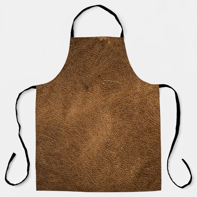 Tablier Vieux cuir Brown : Arrière - plan texturé (Recto)